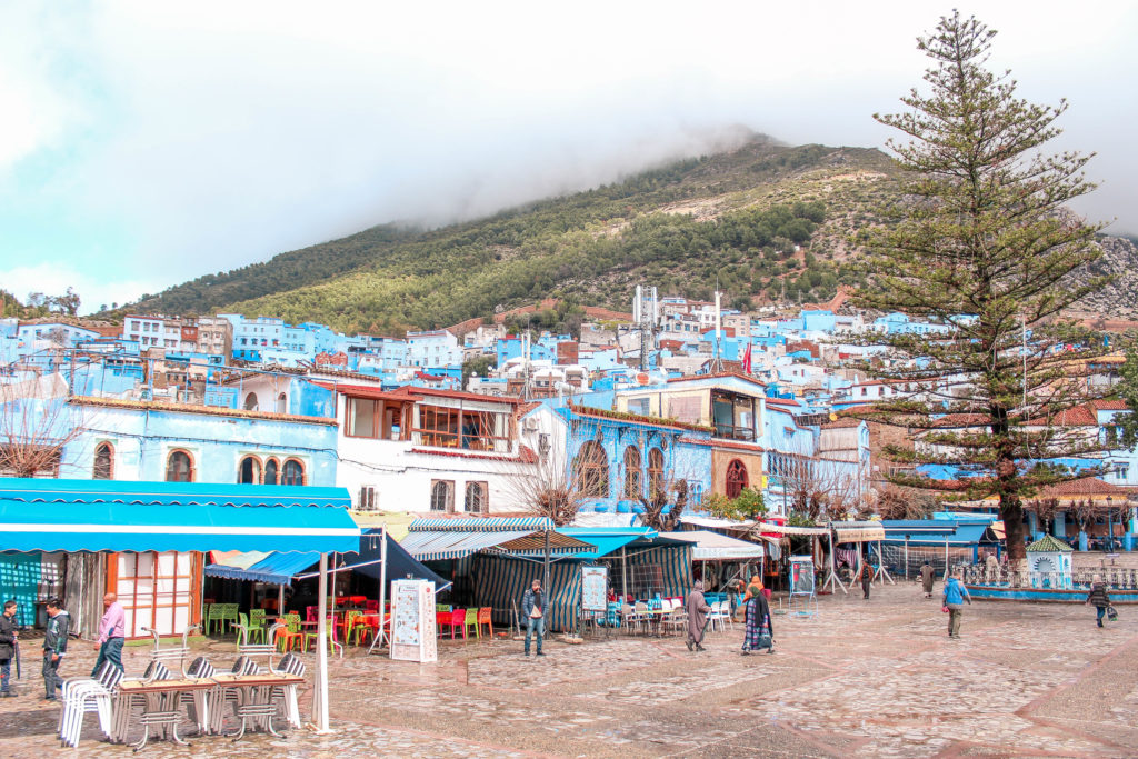 morocco's blue town