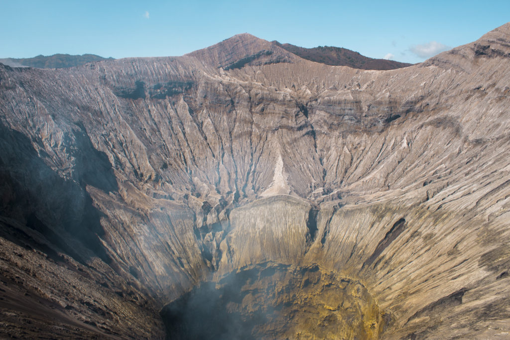 crater of mount bromo indonesia